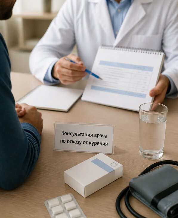 Консультация врача по отказу от курения для взрослых в Инте